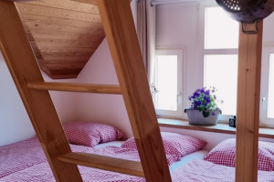 Schlafzimmer mit Doppelstockbetten